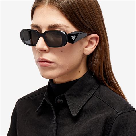 prada sunglasses pr 17ws 1ab5s0 black dupe|Prada PR 17WS 1AB5S0 Symbole Sunglasses .